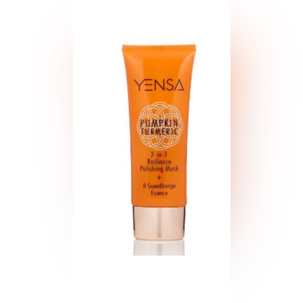 Yensa Pumpkin Turmeric 2-in-1 Radiance Polishing Mask - Orange